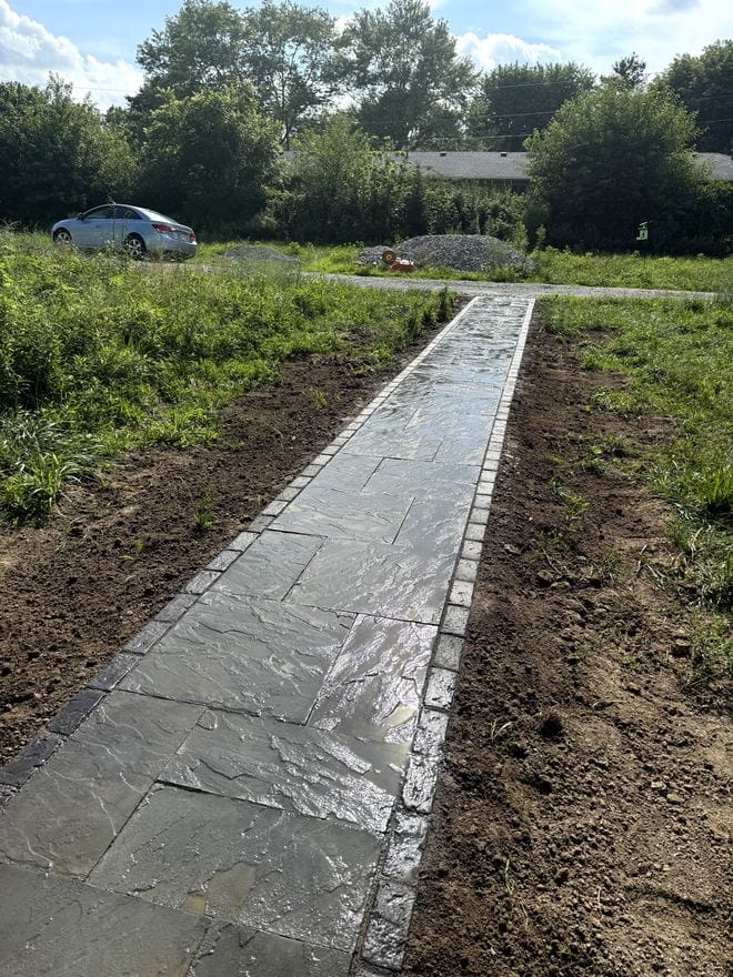 Paver walkway